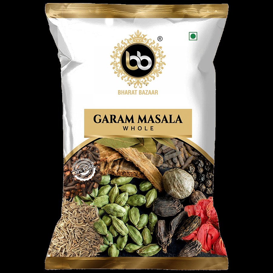 Bharat Bazaar  Garam Masala Whole - 100% Pure