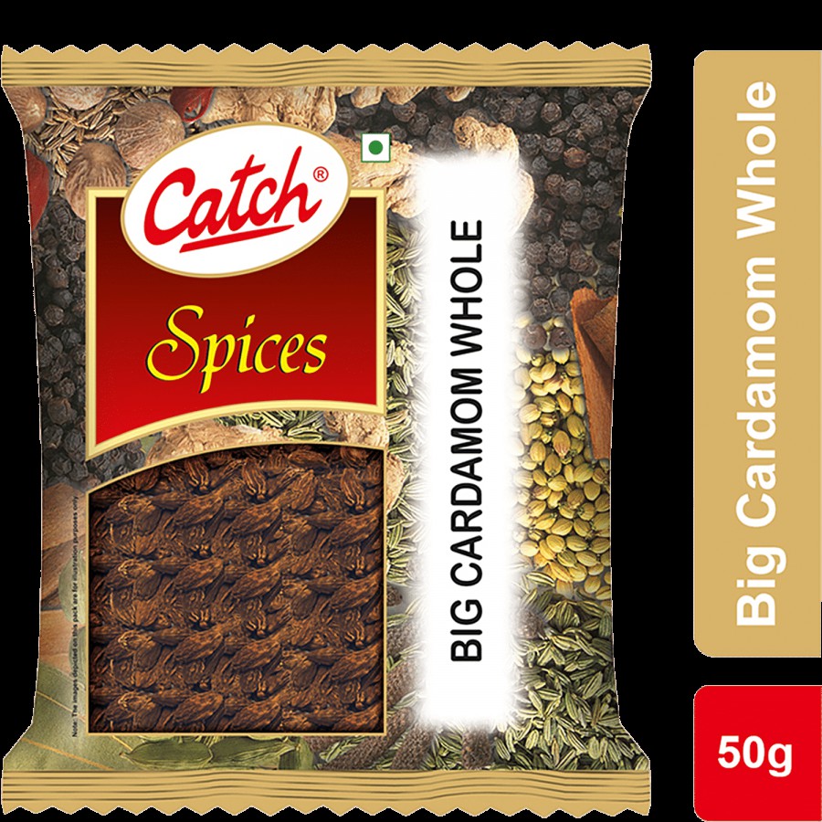 Catch Big Cardamom/Elaichi whole - Black