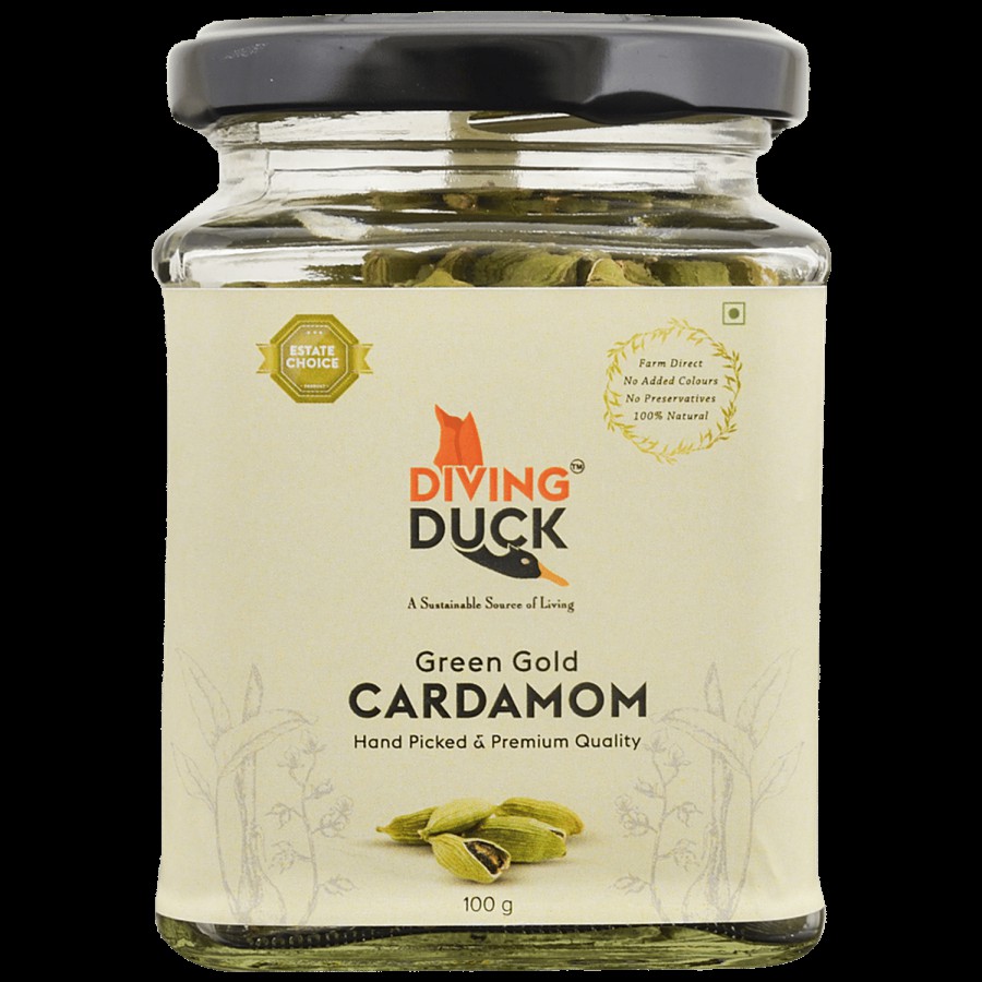 DIVING DUCK Green Gold Cardamom - Handpicked