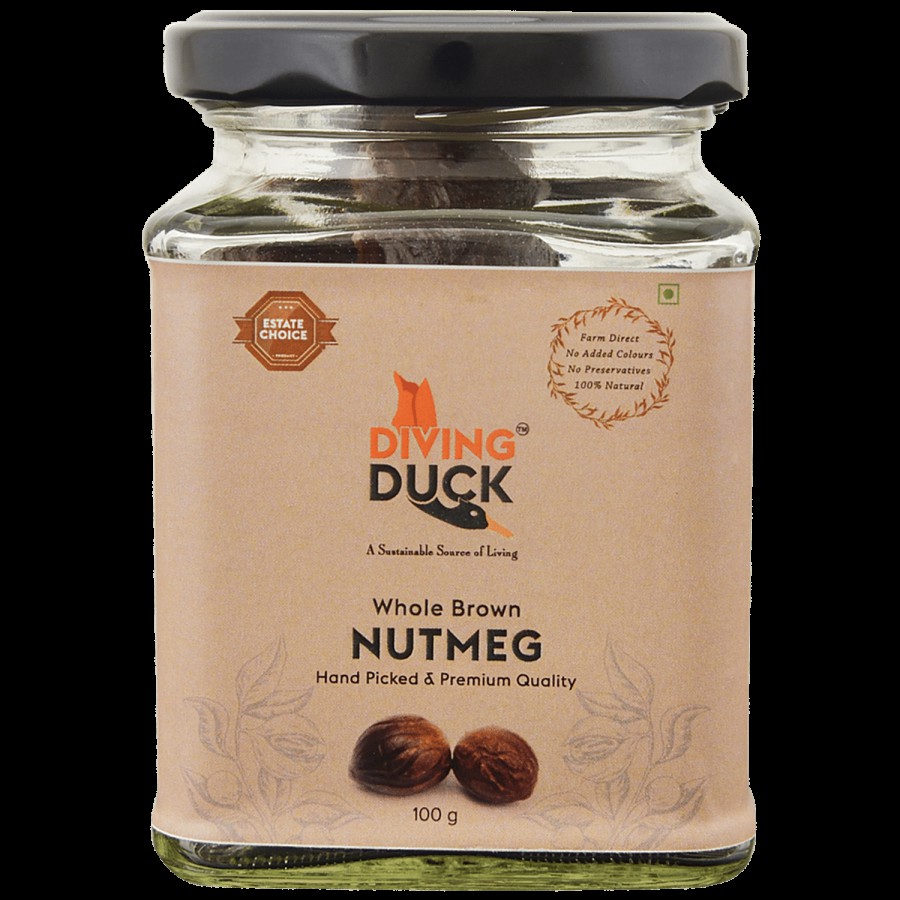 DIVING DUCK Whole Brown Nutmeg - Handpicked