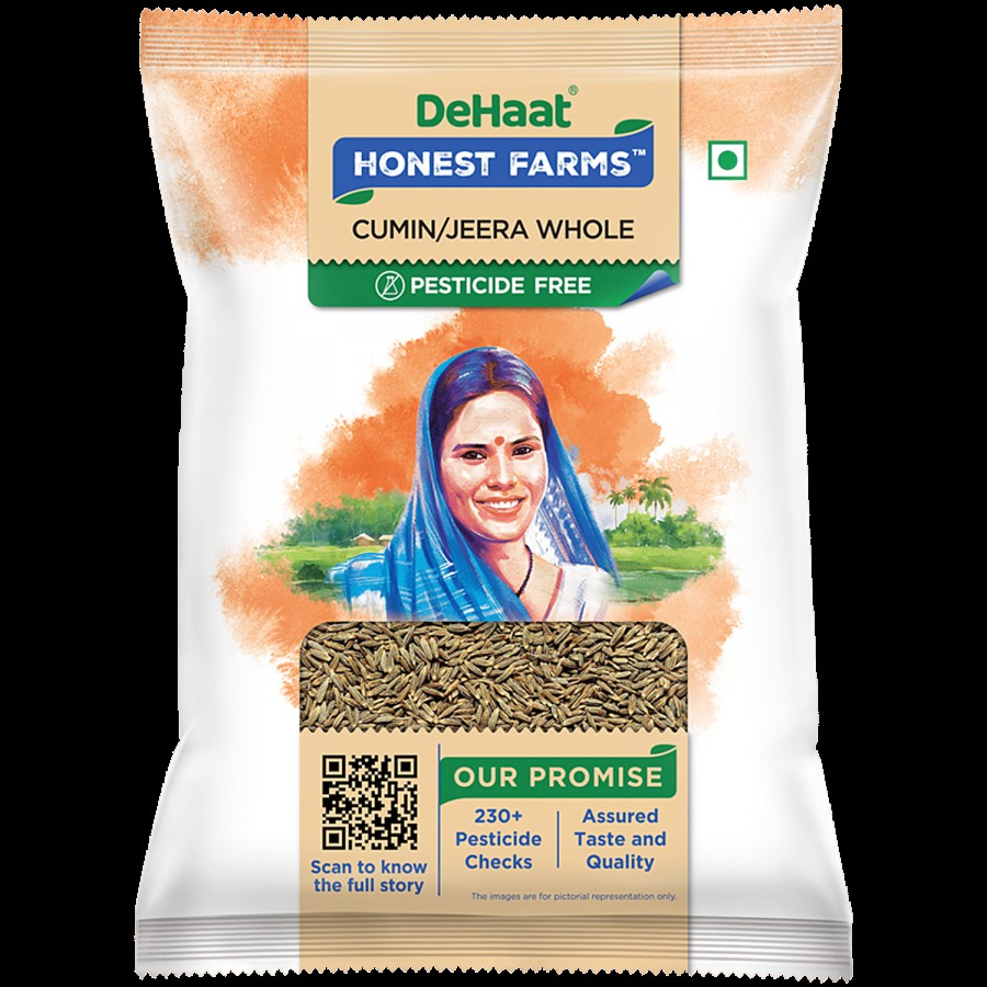 Dehaat Honest Farms Cumin/Jeera Whole - Pesticide Free