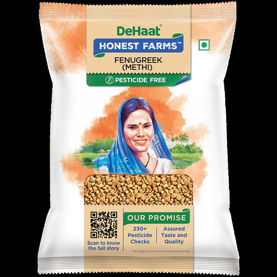 Dehaat Honest Farms Fenugreek/Methi - Pesticide Free