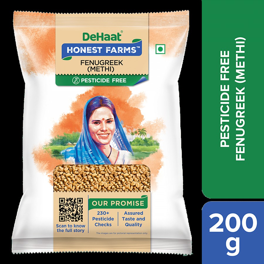 Dehaat Honest Farms Fenugreek/Methi - Pesticide Free