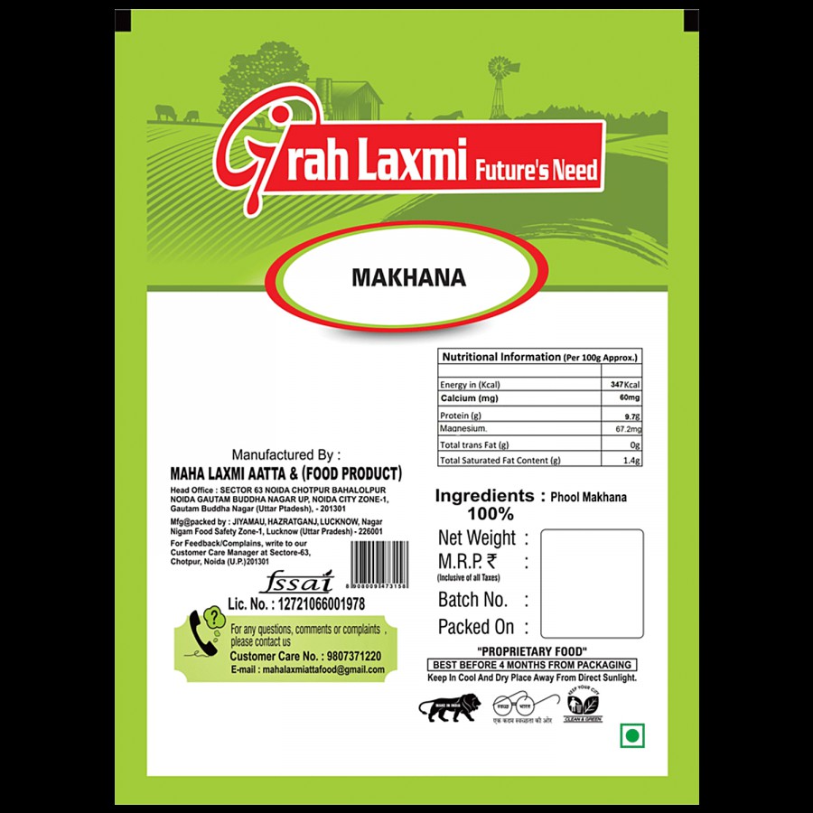 GRAH LAXMI Makhana - Rich In Protein