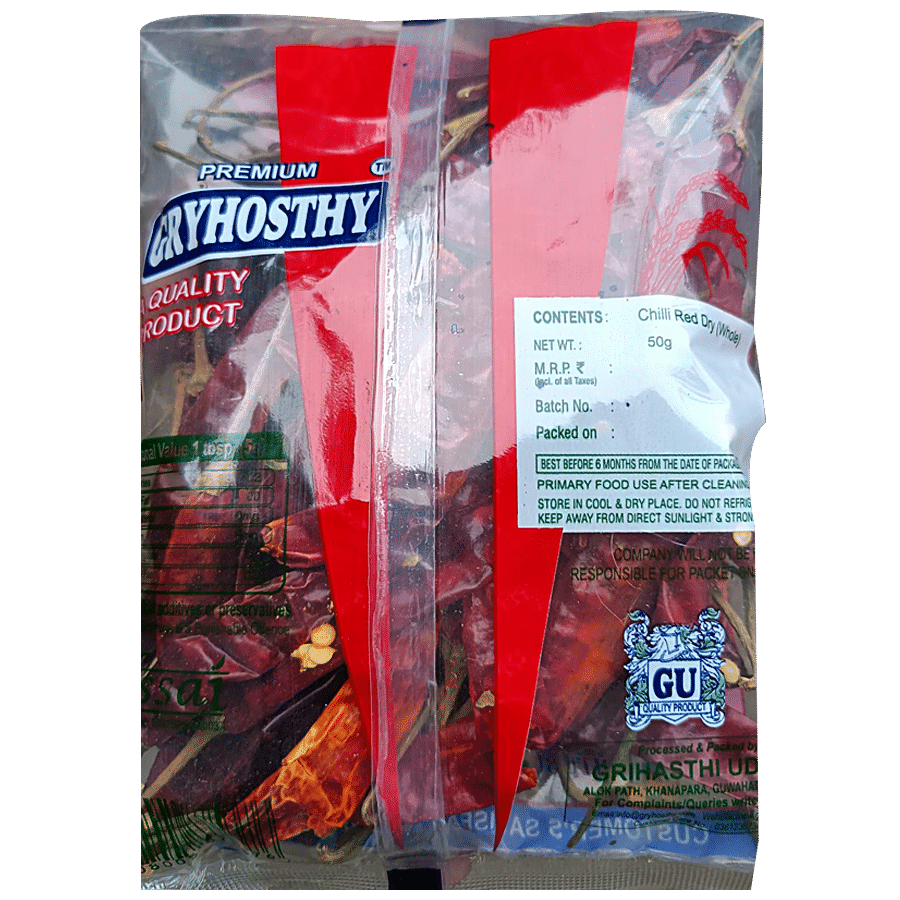 GRYHOSTHY Dry Chilli - Adds Spicy Flavour