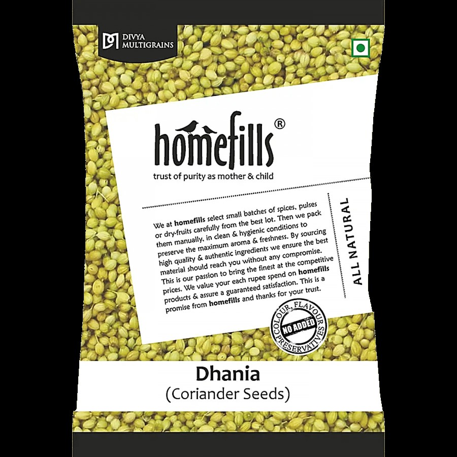 Homefills Dhania Gota/Coriander Seeds - Enhances Flavour