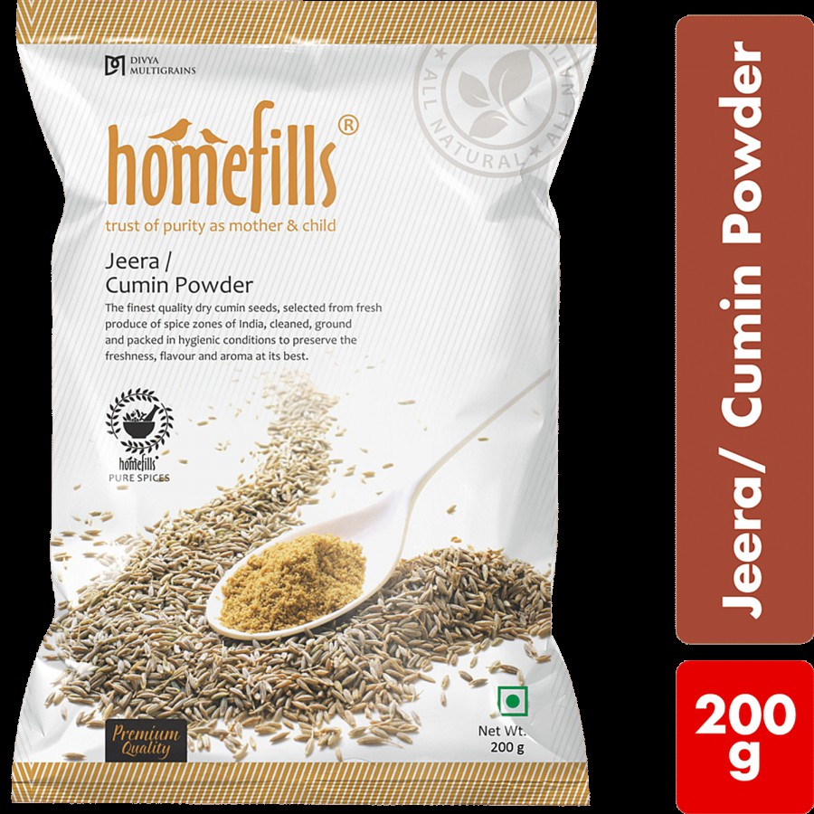 Homefills Jeera/Cumin Powder - Enhances Flavour  Rich In Aroma