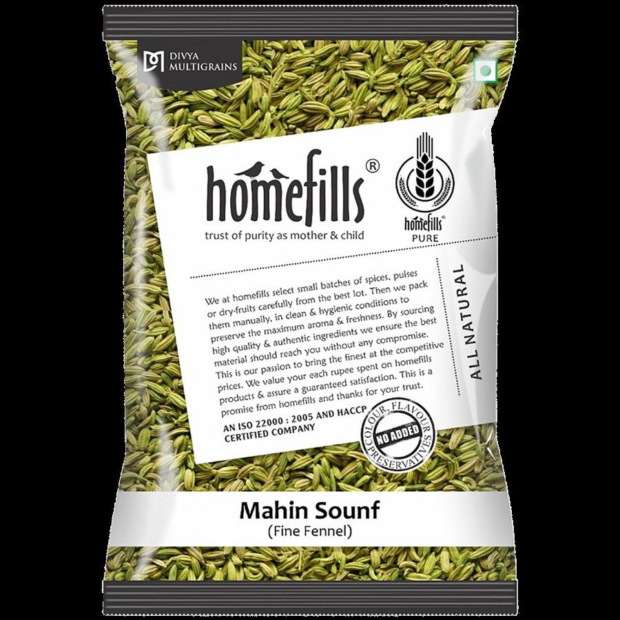 Homefills Mahin Sounf/Fine Fennel - Enhances Flavour