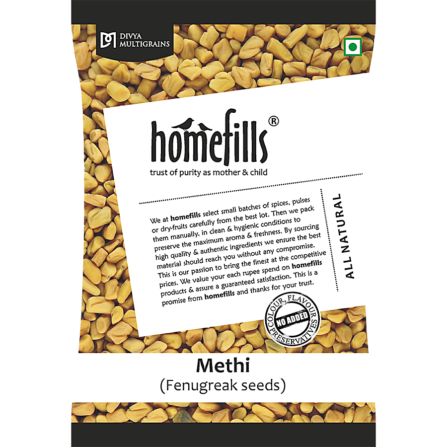 Homefills Methi Dana/Fenugreek Seeds - Adds Flavour & Aroma