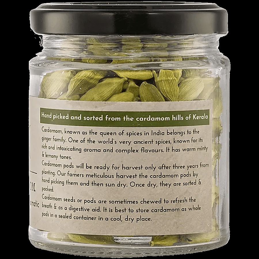 Honey and Spice Green Cardamom - Premium Quality