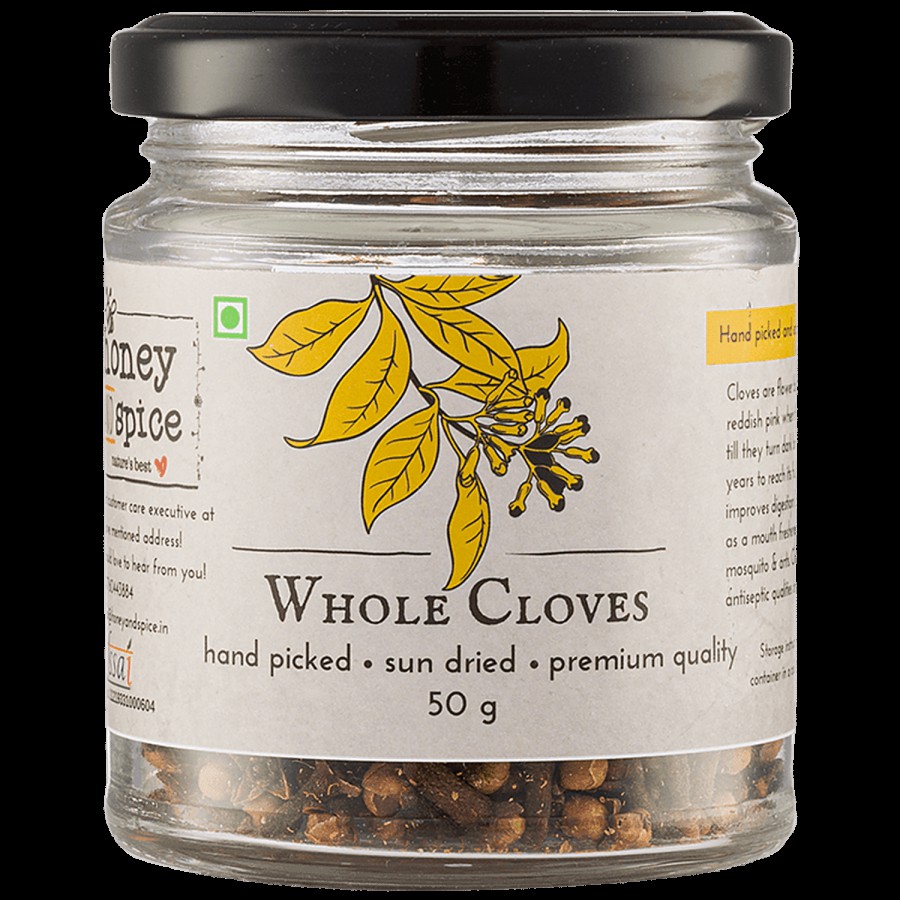 Honey and Spice Whole Cloves - Sun-Dried