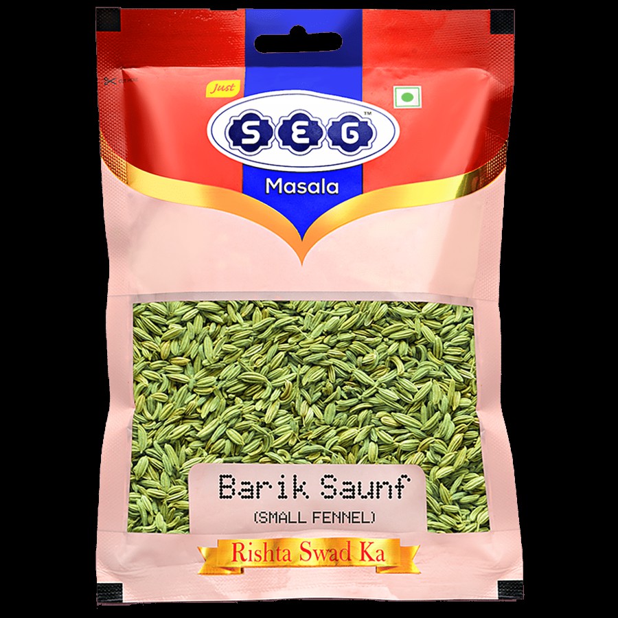 JUST SEG Barik Saunf/Small Fennel - 100% Natural & Fresh