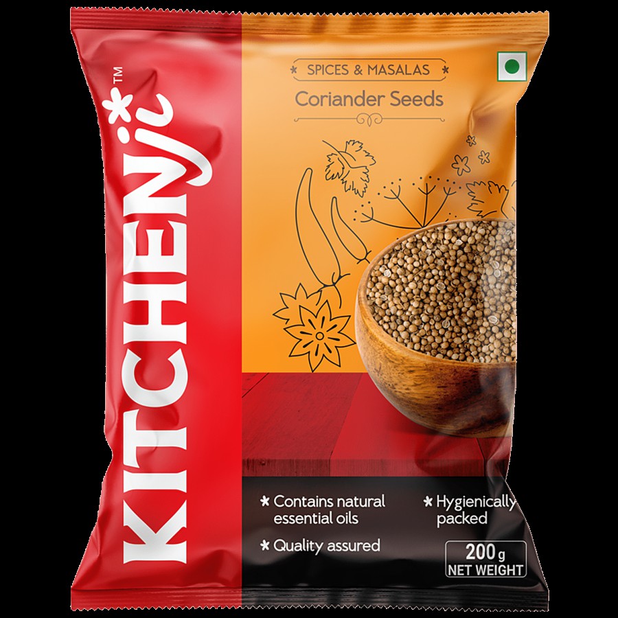 KITCHENJI Coriander Seeds - Whole