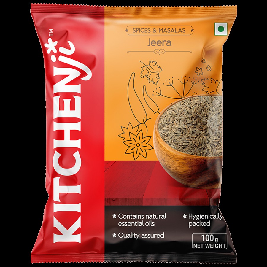 KITCHENJI Cumin/Jeera Seeds - Loaded With Nutrients