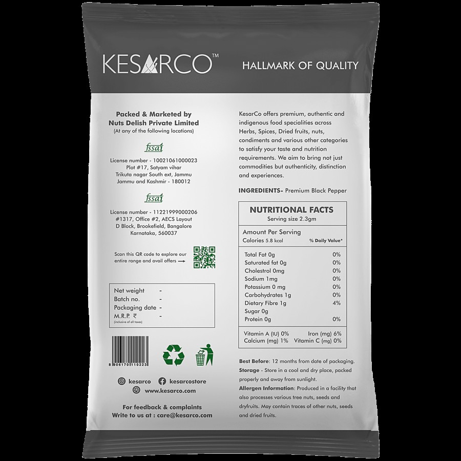 KesarCo Black Pepper