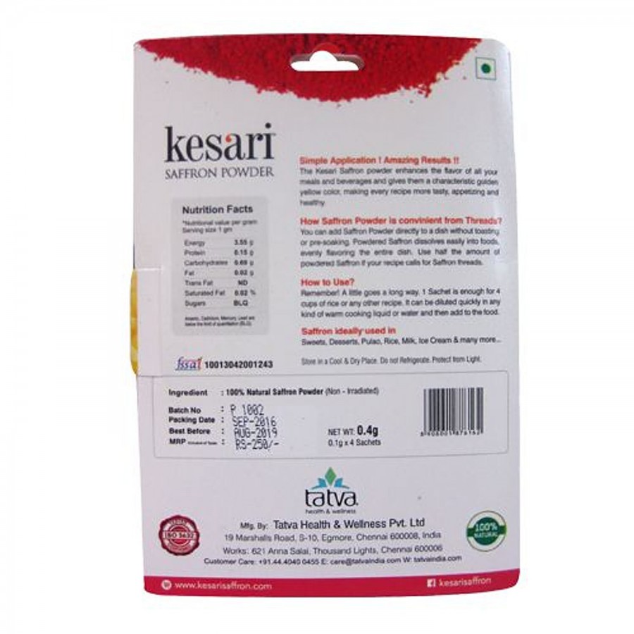 Kesari Powder - Saffron