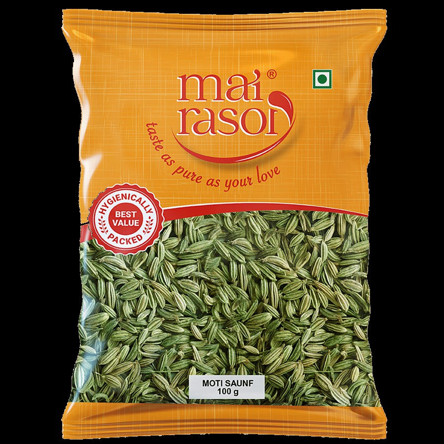 Mai Rasoi FENNEL SAUNF MOTI BIG 100 gm