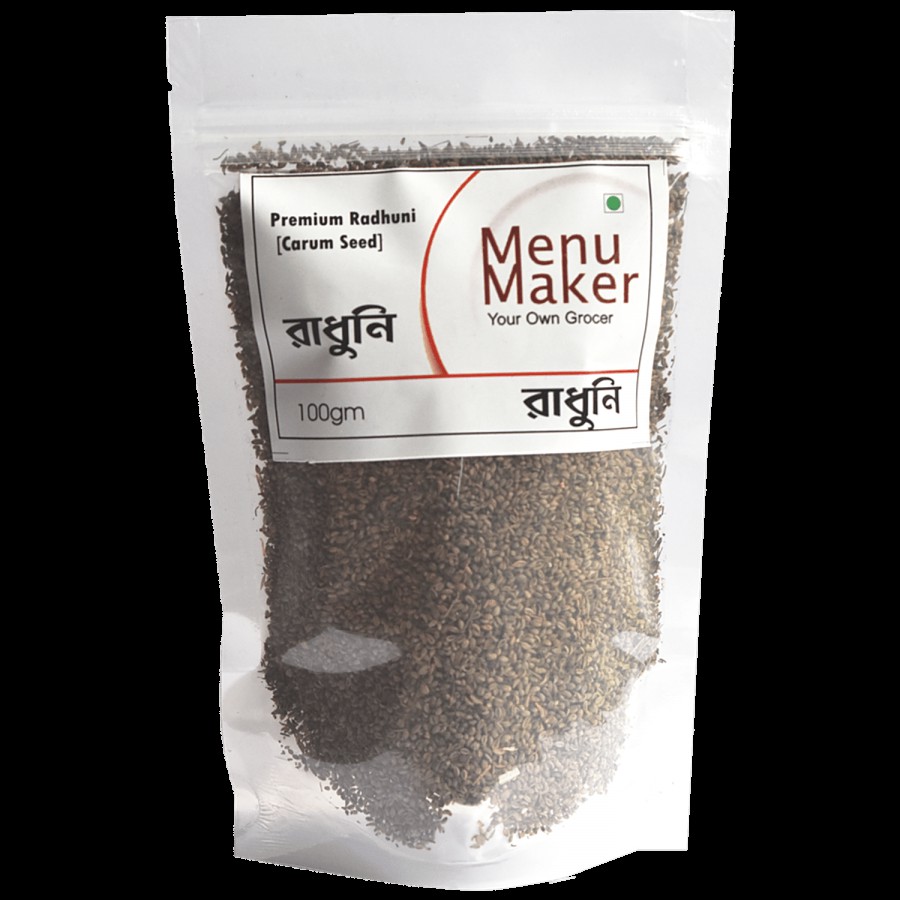 Menu Maker Premium Radhuni/Carum Seed - Treats Indigestion & Loss Of Appetite