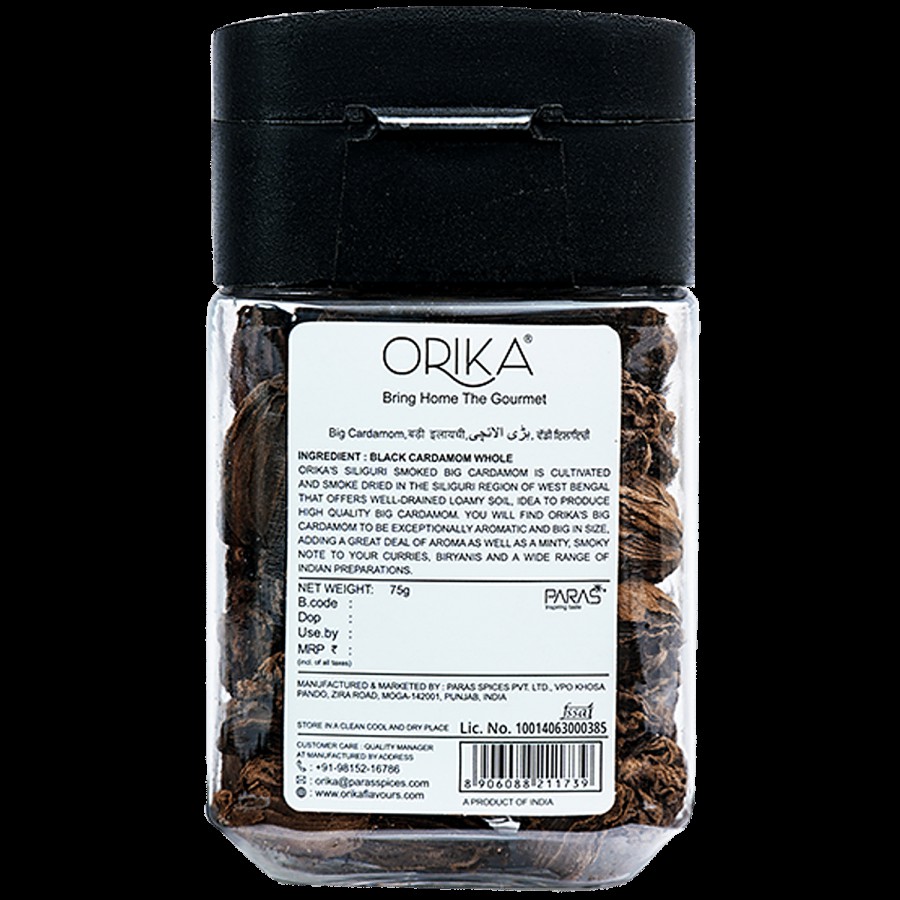 Orika Big Cardamom - Whole