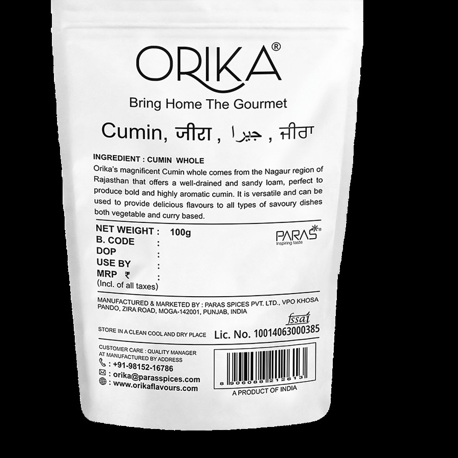 Orika Cumin - Whole