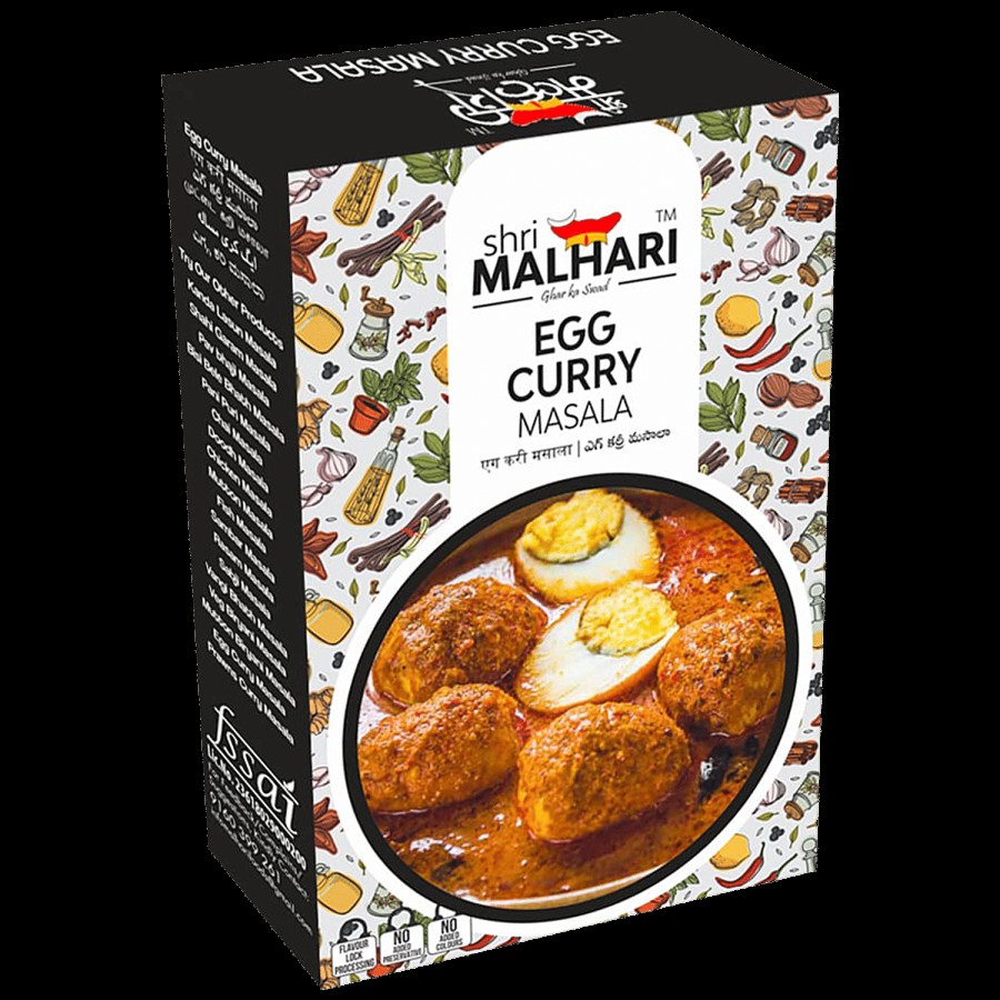 SHRI MALHARI Egg Curry Masala - Enhances More Flavour