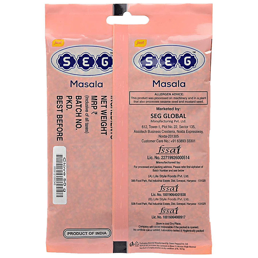 Seg Clove Whole/Laung - 100% Natural & Fresh