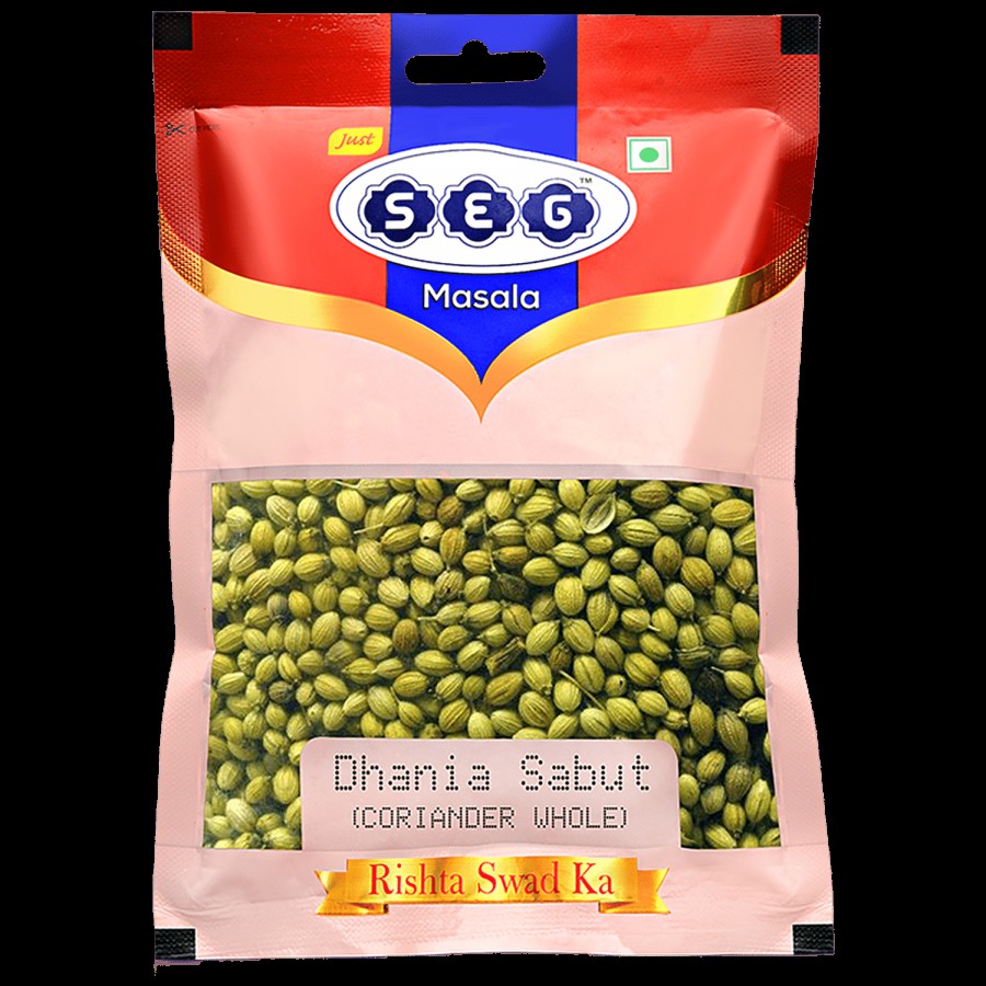 Seg Dhania Sabut/Coriander Whole - 100% Natural & Fresh