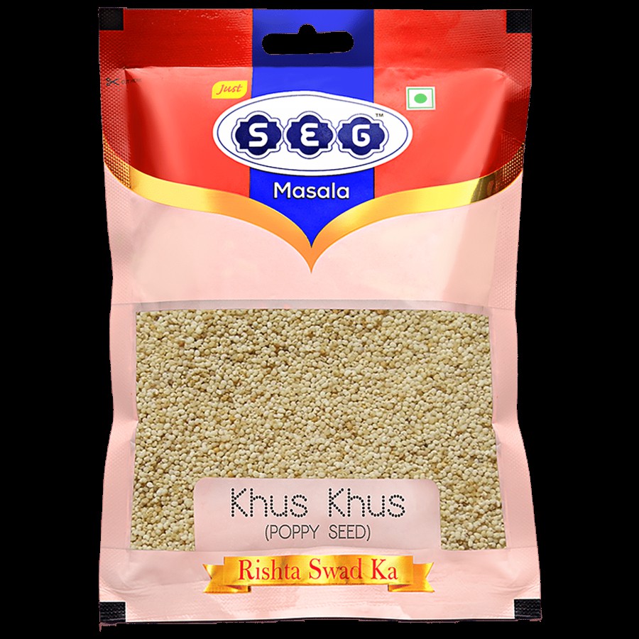 Seg Khus Khus/Poppy Seed - 100% Natural & Fresh