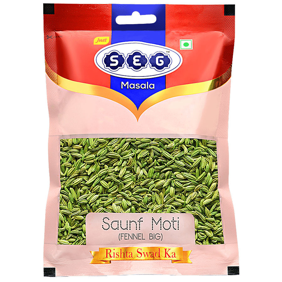 Seg Moti Saunf/Big Fennel - 100% Natural & Fresh