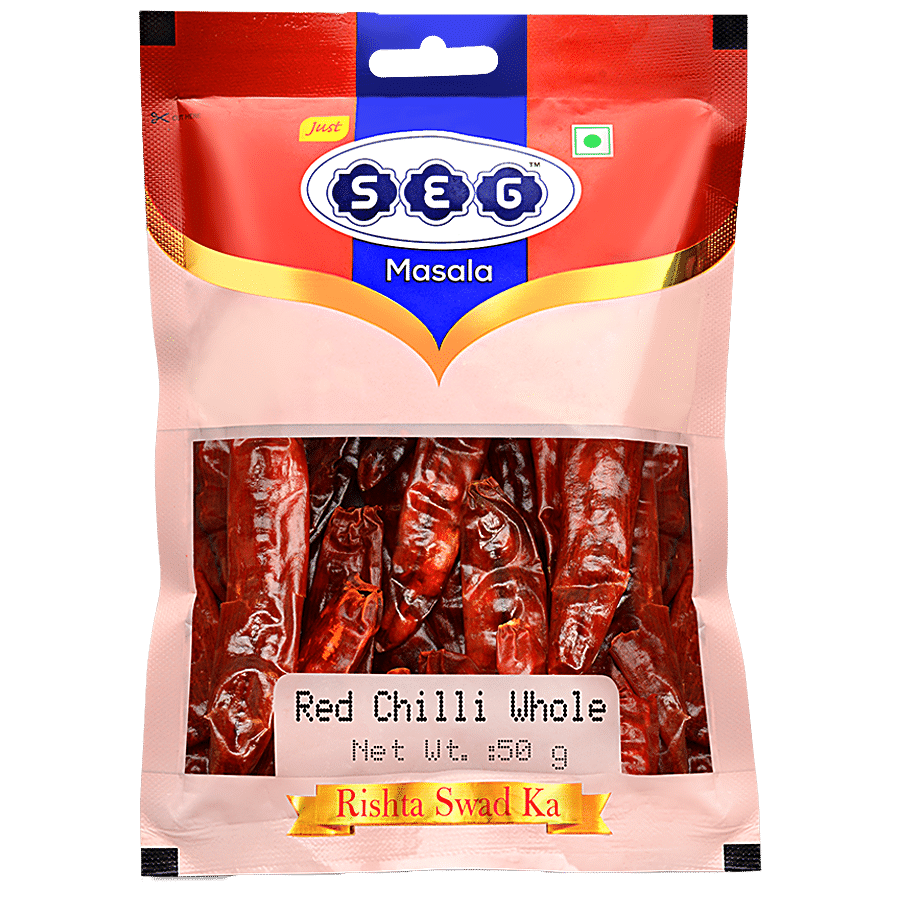 Seg Red Chilli Whole - 100% Natural & Fresh