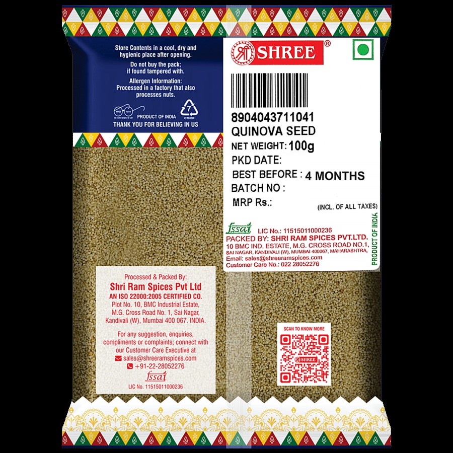 Shree Quinoa Seeds - 100% Natural & Pure