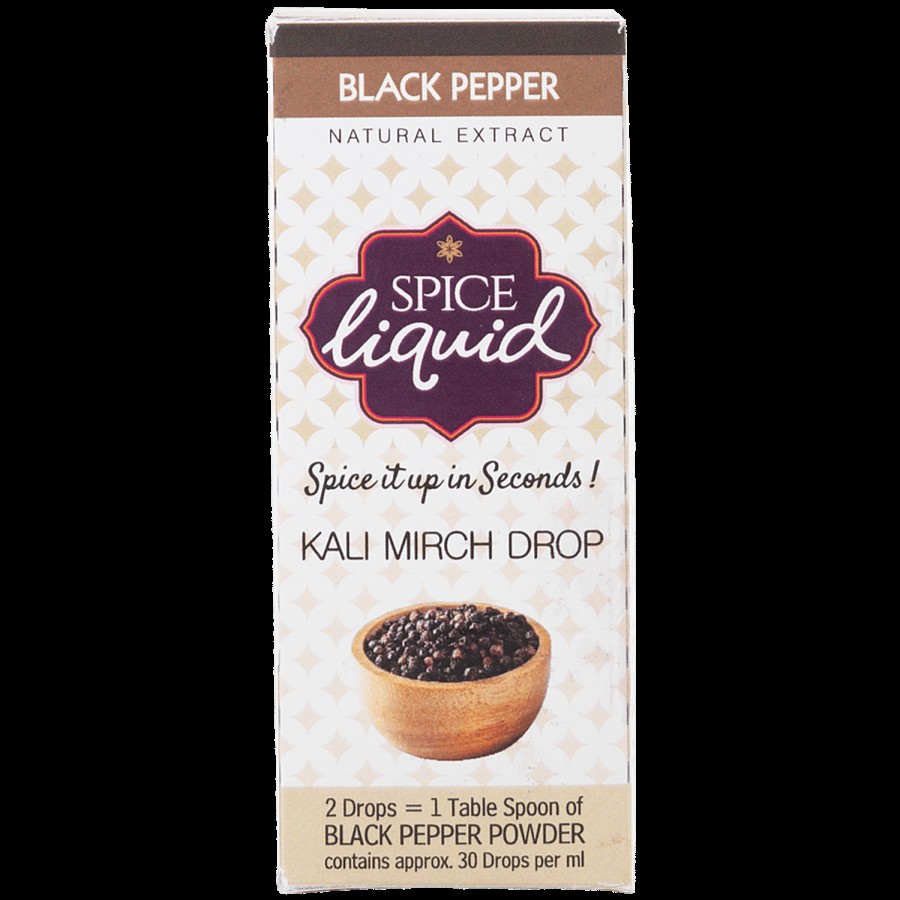 Spice Liquid Black Pepper Kali Mirchi Drop