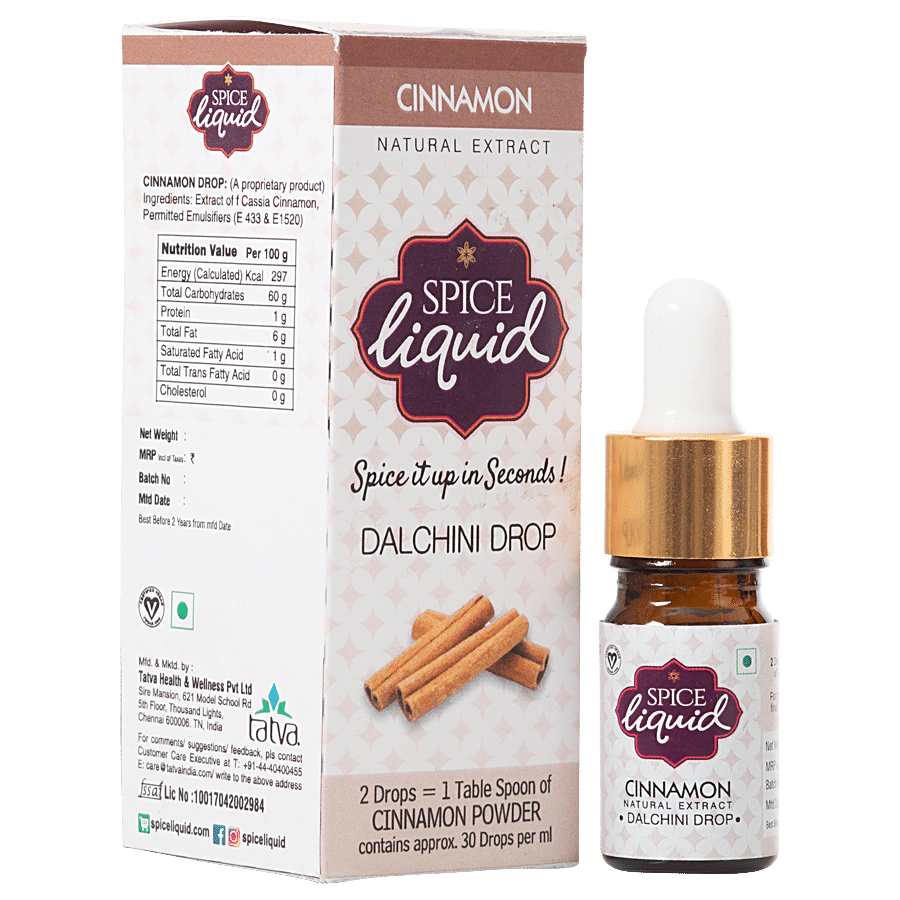 Spice Liquid Cinnamon Dalchini Drop