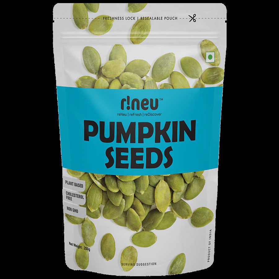 r!neu Pumpkin Seeds Plain - Cholesterol-Free