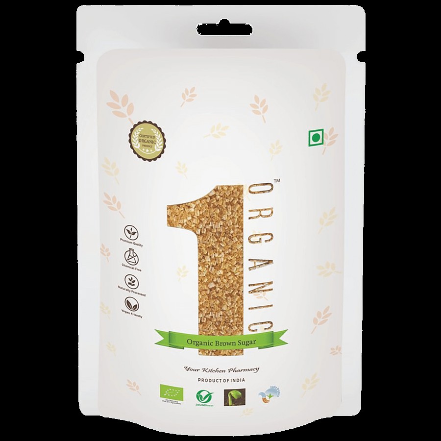 1Organic Brown Sugar - Natural Sweetener