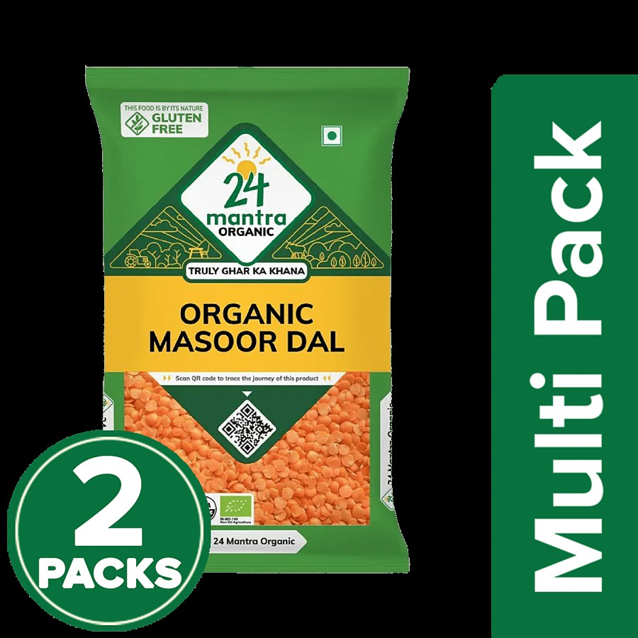 24 Mantra Organic Masoor Dal