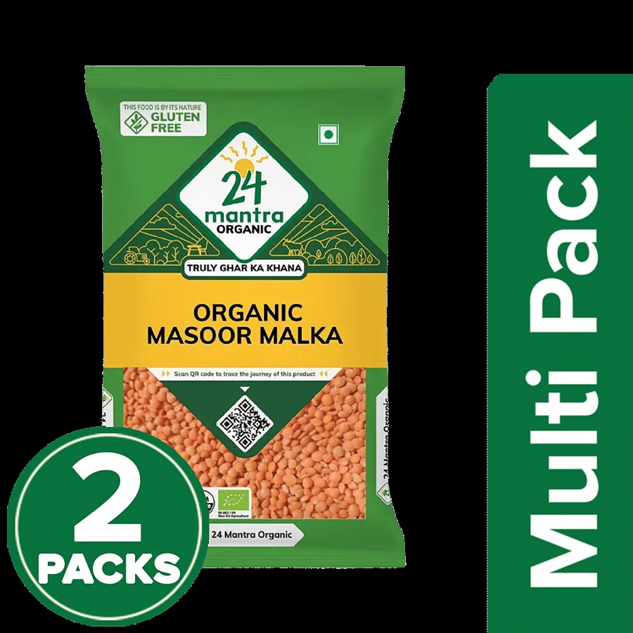 24 Mantra Organic Masoor Malka