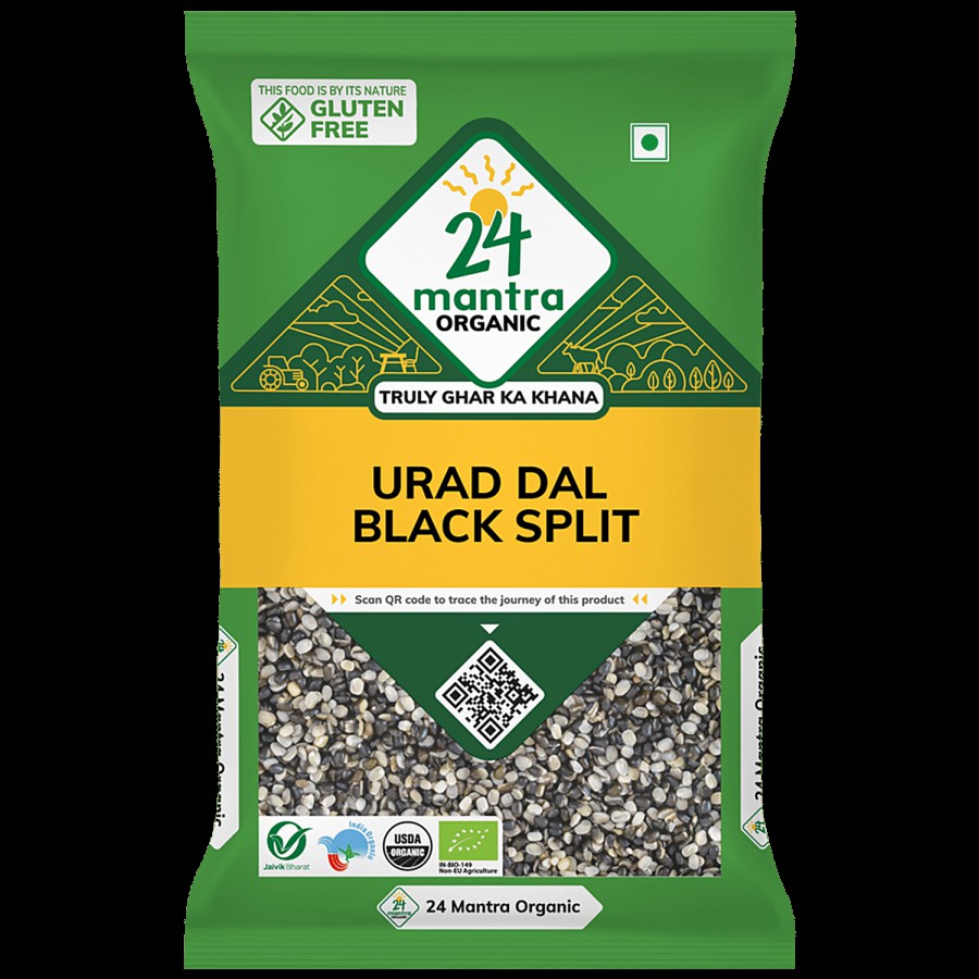 24 Mantra Organic Urad Dal Black (Split)