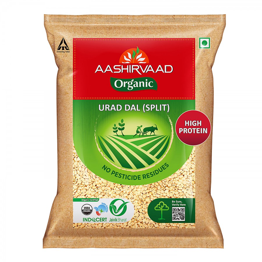 Aashirvaad Nature's Super Foods Organic Urad Dal Split/Uddina Bele