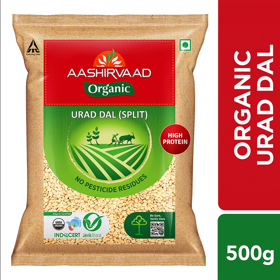 Aashirvaad Nature's Super Foods Organic Urad Dal Split/Uddina Bele