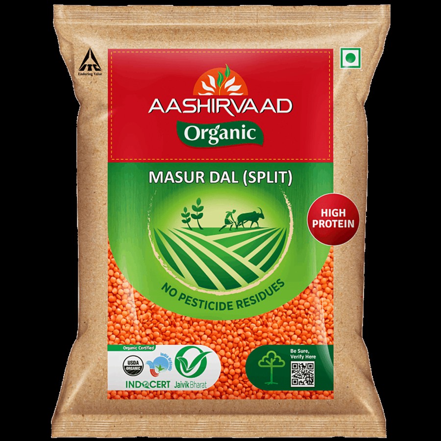 Aashirvaad Organic Masur Dal Split