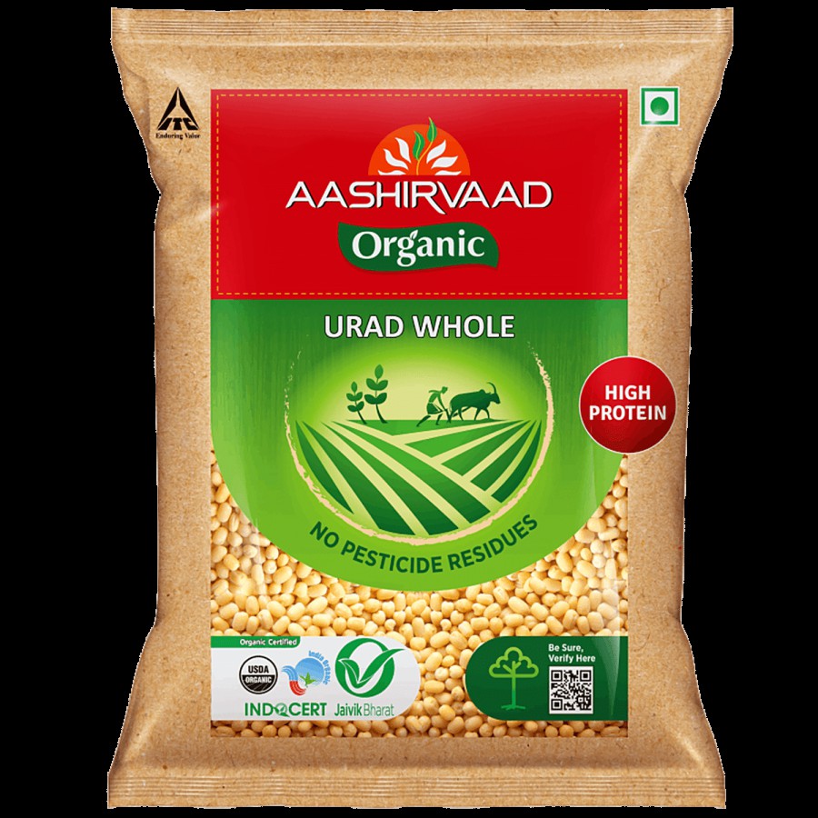 Aashirvaad Organic Urad Whole Dal