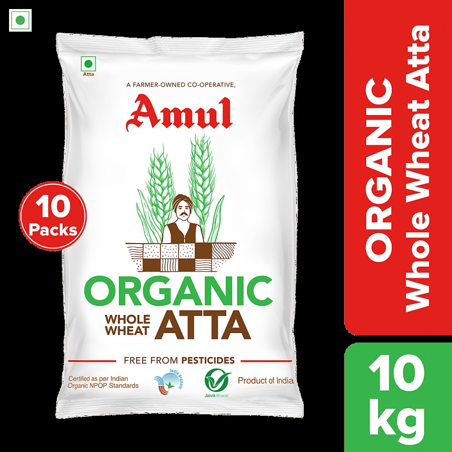 Amul Organic Whole Wheat Atta