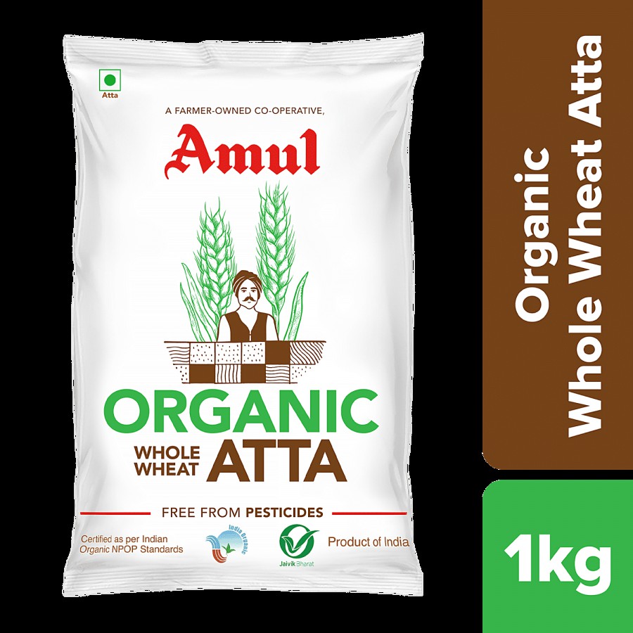 Amul Organic Whole Wheat Atta