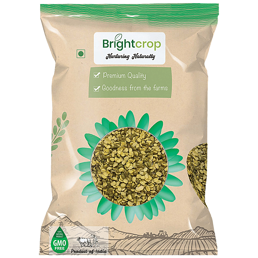 Brightcrop Moong Dal Chilka/Green Gram - Split