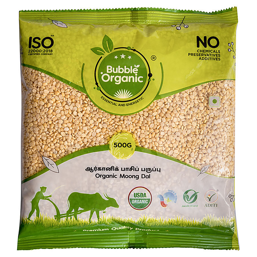 Bubble Organic Organic Moong Dal