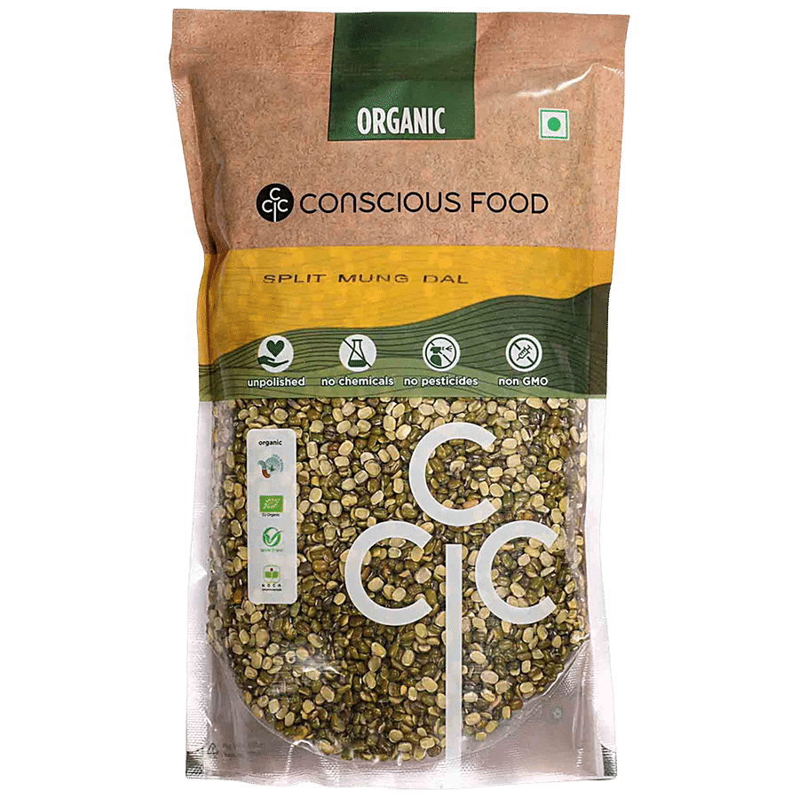 Conscious Food Split Mung Dal