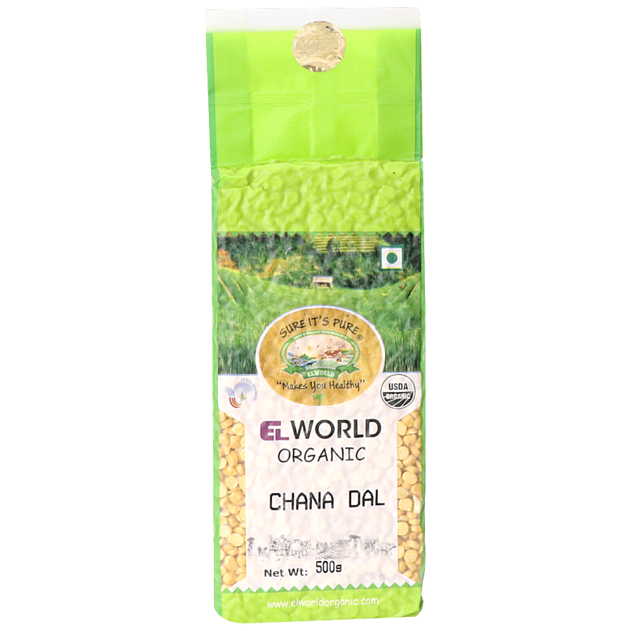 Elworld Organic Chana Dal - Provides Wholesome Nutrition