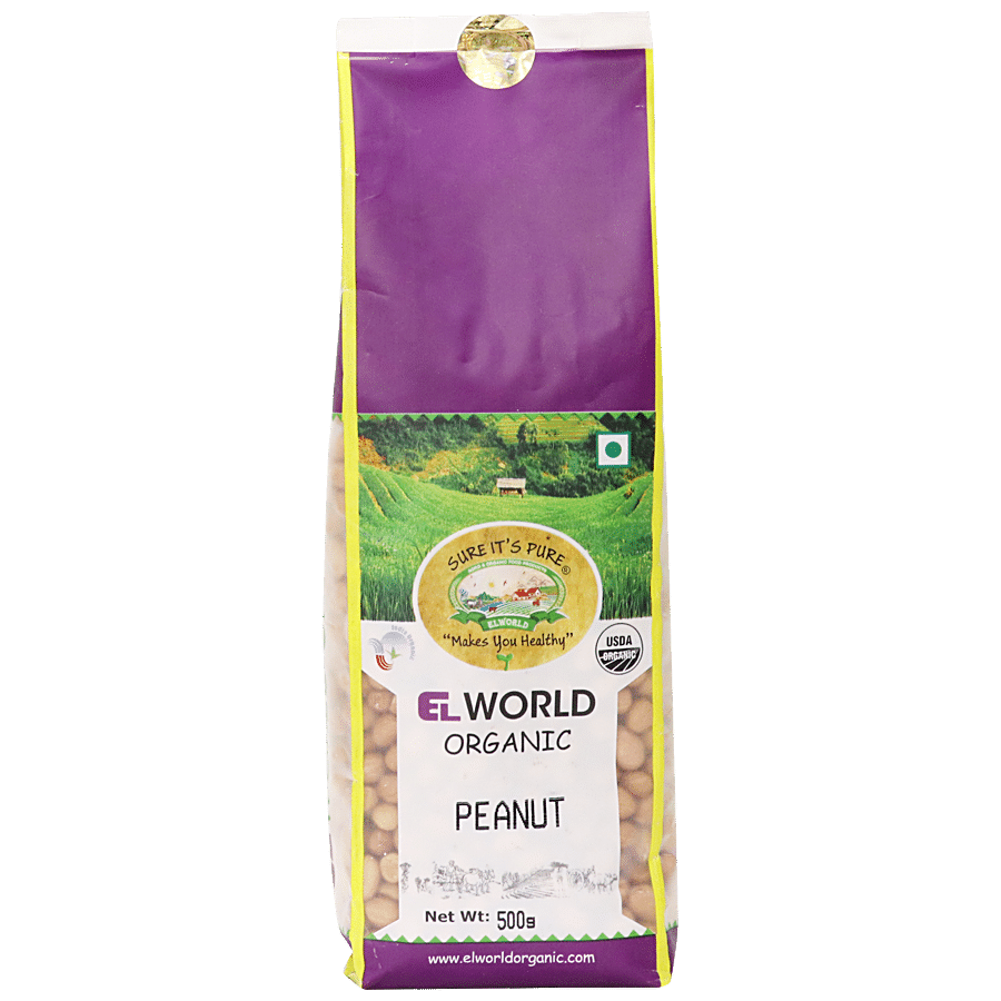 Elworld Organic Peanut - Rich In Healthful Fats