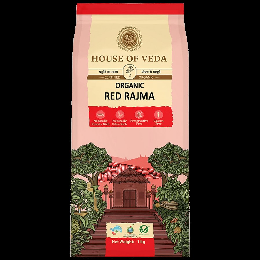 HOUSE OF VEDA Organic Red Rajma